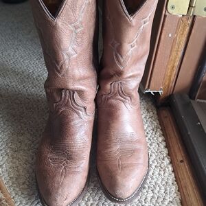Abilene Boot Co. Black Embossed Logo Sole